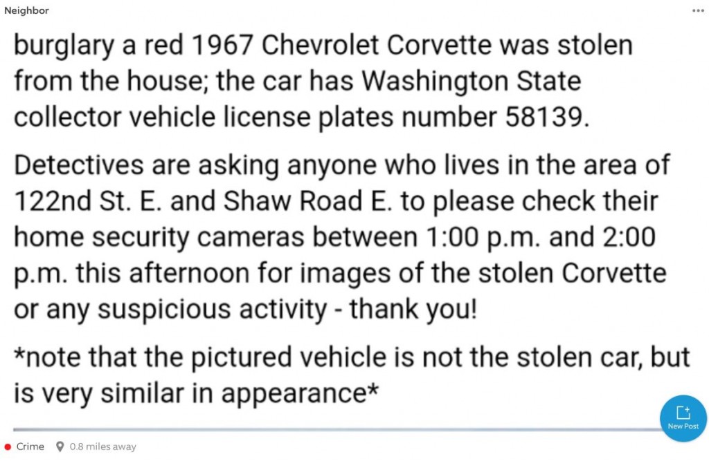 Car Theft 13 Feb
